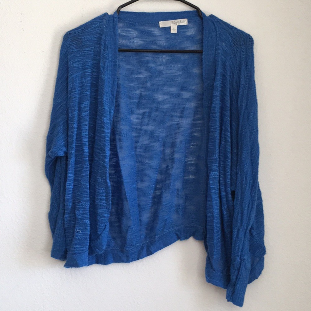 Dark blue cardigan